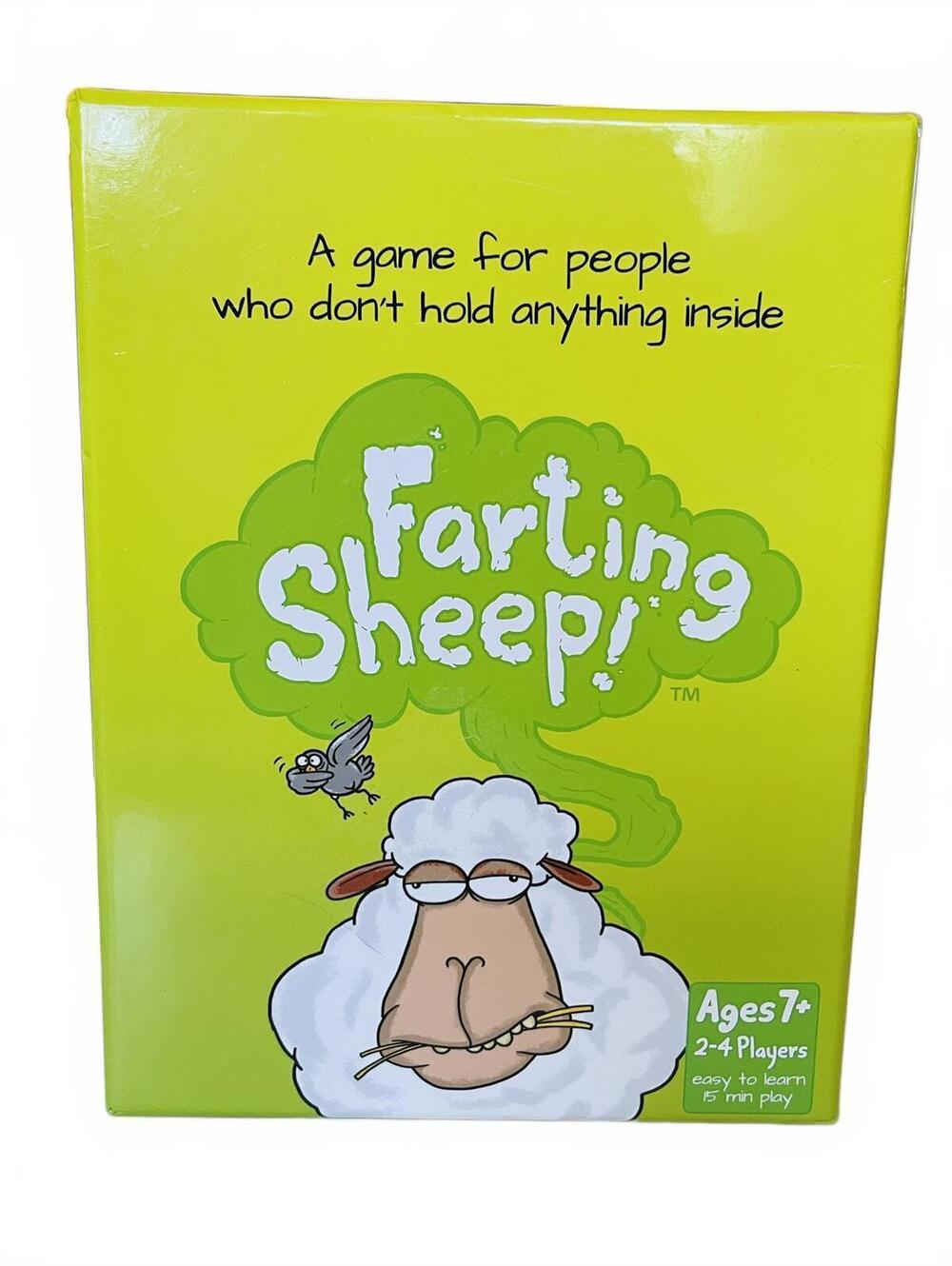 Farting Sheep Card Game - Ages 7+, 2-4 Players, Fun Family Game Night